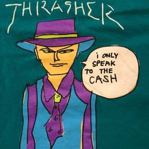 Thrasher Shirts - RARE Vtg Thrasher Skateboard T-SHIRT Size Large L Thrasher Shirts - RARE Vtg Thrasher Skateboard T-SHIRT Size Large L